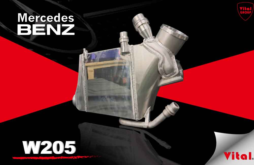 Benz W205 M264 高效能水中冷器